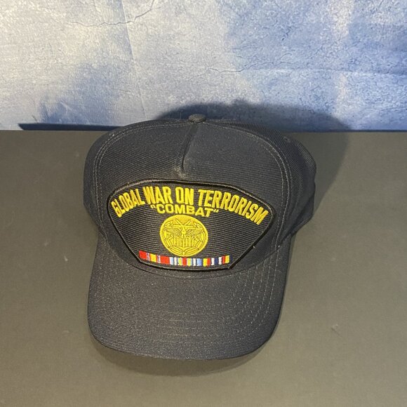 New Black Global War On Terrorism Hat - Picture 2 of 3